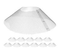 12 Piezas Filtro de Malla para Campana Extractora, Cuenco Redondo | Reutilizable y Lavable, Reduce Grasa Superficial, para Mantenimiento de Campana y Cocinas Uso Diario