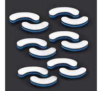12 Piezas Filtros de Fuente para Gatos, Esponja Suave Filtro Fuente Agua Gato con 3 Sistemas de Filtración Filtro para Bebedero de Gatos para Perro Dispensador de Agua para Gatos (Azul)