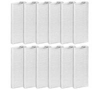 (12 piezas) Filtros HEPA compatibles con aspiradora robótica Lefant M210B M213S M210S M210 M213, OKP Life K2 K3 K3A K4 K5, kit de filtro de aspiradora robot, piezas de repuesto 12 filtros kit de