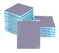 12 Piezas Lija Esponja Grain 400 Papel de Lija De Fino a Grueso para Uso en seco y húmedo Taco Lija Kit Lija de Agua para Coche, Madera, Pared, Metal, Plastico