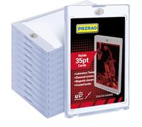 12 Piezas Magnetic Card Holder 35PT, Cartas Coleccionables Marco, Fundas Cartas Magnéticas, Protección UV Transparentes Tarjeta Magnétic Cartas Coleccionable para Magic, MTG, Deportes, Béisbol, Fútbol