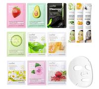 12 Piezas Mascarilla Hidratante Facial, Daily Care Mascarilla Facial