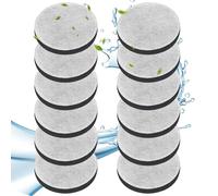 12 Piezas Micro Discos Filtrantes de Reemplazo para Cartuchos de Filtro, Compatibles con Brita Fill & Go, Reduce PFAS, Cloro, Micropartículas y Otras Impurezas del Agua
