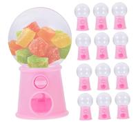 12 piezas mini máquina de chicles forma de bombilla creativa 1.6x2.8 pulgadas mini dispensador de dulces hucha escritorio máquina de chicle juguetes para el hogar fiesta favor