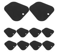 12 piezas Moldeador de Botas Altas 26,5x25,4x0,1cm de Plástico negro | Inserto Portátil Antiarrugas, para Botas de Vestir y Vaqueras, Armario o Equipaje