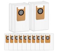 (12 Piezas) Omni S1 Pro Bolsas de Polvo de Repuesto Compatibles con la Estación de Vaciado Automático del Robot Eufy Robot Vacuum Omni S1 Pro, Accesorios de Bolsas de Vacío Desechables