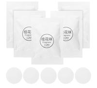 12 Piezas Pastillas de Aromaterapia de PE, para Coche | Plástico Blanco, Recambios Ligeros y Fáciles de Guardar, Uso en Automóvil, Alivio y Orden