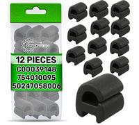 12 Piezas Pata Goma Cocina de Gas 9 mm x 10 mm C00039148 para Ariston 754010095 para Smeg 50247058006 para Zanussi - Garantía de 5 Años - ONIX TECH