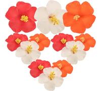 12 Piezas Pinza Cabello de Flor Hawaiana EVA Tropical Bohemia | Adecuado para Peinados Nupciales, Fiestas en Jardín y Vacaciones, Diseño Multicolor Realista, Reutilizable