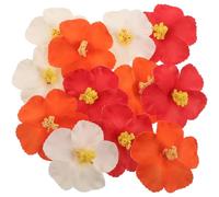 12 Piezas Pinza Cabello Hibisco Morado de EVA, Estilo Tropical | Flores Artificiales Reutilizables, Aspecto Bohemio y Realista, para Bodas, Fiestas de Cumpleaños y Fotos