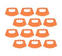 12 Piezas Pinza Nasal de PP Naranja, de Destete, Fácil | Diseño de Espina y Clip, Colocación Rápida, Retirada Sencilla, para Granjas y Trabajadores