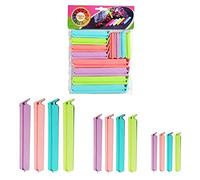 12 Piezas Pinzas Para Alimentos, Pinzas Para Alimentos Selladas, Clips Cierre De Bolsas, Clips Del Cierre Del Alimento, Clip De Sellado De Bolsas, 3 Tamaños, 4 Colores, Para Sellar Aperitivos