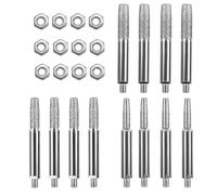 12 Piezas Prácticas Cabezas Amoladora Cadena Manivela Manivela Que Incluyen 4 Mm 4.8 Mm 5.5 Para Uso Versátil Y Fácil Instalación Bicycles Mantenimiento Cadena