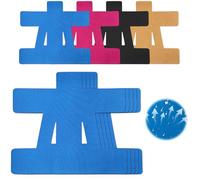 12 piezas Precortada Kinesiotape Hombro Vendaje Neuromuscular Cinta Kinesiológica, resistente al agua y agradable a la piel profesional fisio Hombros cinta corrección postura Tiras Fisioterapia