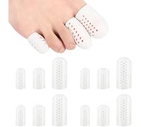 12 Piezas Protector Dedos Pie Silicona, Separadores Dedos Pies, Punteras de Gel Para Ampollas, Callos, Alivio Del Dolor De Fricción y Mucho Más para Hombres y Mujeres