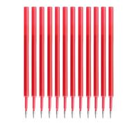 12 Piezas Recargas de Bolígrafo 0,5mm Rojas Borrables para Bolígrafo Pilot Frixion - Tinta Termosensible Compatible con Frixion, Uso Diario y Profesiona