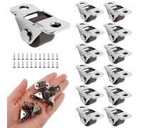 12 Piezas Ruedas de Goma Pequeñas con Placa de Acero, 1.2 cm Ruedas para Muebles Pequeñas Ruedas para Muebles con Tornillos, para Equipos Pequeños, Muebles, Proyectos DIY