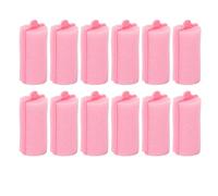 12 piezas rulos de esponja profesional set rulos de espuma suave sin calor herramientas de peinado para el salón de casa uso viaje material agradable para la piel 7x3