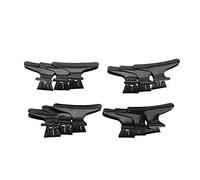 12 Piezas/set Clips de Cabello Negro Secciones para el Cabello Herramientas de Peluquería para Colorear, Cortar