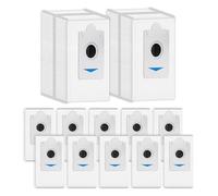 (12 Piezas) T30S Care Bolsas de polvo compatible con ECOVACS DEEBOT T30S Care/ T30S AI/ T30S Pro Omni/ X2/ X2 Omni/ X5 Omni/ X5 Pro Omni/ DEX86 Accesorios Kit, Bolsas de polvo de repuesto