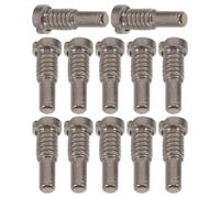 12 Piezas Tornillo de Precisión, Metal Plata, Antiaflojamiento | Mantenimiento de Mecanismo y Ajuste Exacto, para Llave y Cabeza, Uso Profesional y Docente, Desgaste Reducido