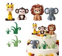 12 Piezas Tortendeko Geburtstag Decoracion Tarta Animales Cake Topper