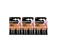 12 pilas alcalinas Duracell AA+ (3 blísters de 4 pilas) y 12 pilas