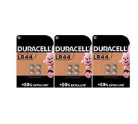 12 pilas Duracell LR44 (3 blísters de 4 baterías) 12 pilas (A76/V13GA/76 A)