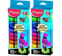 12 PINTURAS GOUACHE EN TUBO DE 12ML X12 ESTUCHE DE CARTON (Paquete de 2)