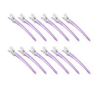 12 pinzas de peinado para seccionar el cabello, pinzas de pelo de pato para peinar pinzas de pelo para cortar el cabello