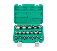 12 Point Socket Set - 8-32mm durablee Metric Wrench Kit,High-Strength Plum Blossom Tool | Garage Mechanic Supply for Automotive Technicians Industrial Workspaces Home Repair Shop Maintenance Bolt