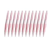 12 portaminas de 2,0 mm de agarre cómodo para estudiantes, niños, adultos, artistas, escritura, bocetos, dibujos, sacapuntas automático