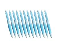 12 portaminas de 2,0 mm de agarre cómodo para estudiantes, niños, adultos, artistas, escritura, bocetos, dibujos, sacapuntas automático