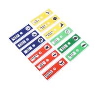 12 portaobjetos preparados para microscopio, portaobjetos de plástico de colores para muestras biológicas, kit de visualización de raíces, accesorios para microscopio para la (Mix Color)