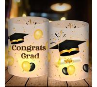 12 portavelas de decoración de mesa, decoración de fin de estudios, decoración Abitur 2025, decoración de graduación, examen exitoso Abi Bachillerato Matura fin de estudios ceremonia de entrega de