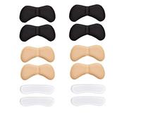 12 protectores de talón autoadhesivos que absorben los golpes, para el cuidado de los pies, forro de agarre protector para mujer, tacón alto, zapatos sueltos, alivio del dolor, encantadores y