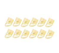 12 púas de dedo para pulgar multicolor, ajustables, púas de guitarra hueca, para guitarra acústica