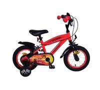 12 Pulgadas Bicicleta Niño Rojo 3-4, 5 Años Disney Cars Con Ruedines Auto
