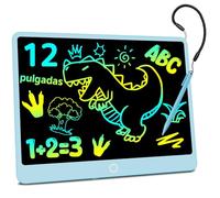 12 Pulgadas Edición Mejorada Tableta de Escritura LCD, Electight Tablero de Dibujo Electrónico Color para Niños con Borrable y Bloqueo, Reutilizable para Hogar, Escuela, Oficina (Azul)