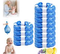 12 Recambios Contenedor de Pañales, Bolsa de Relleno Para Papelera Pañales Compatible con Tommee Tippee & Litter Locker II & Angelcare Dress Up XL & Littycat Recambios, Engrosado y duradero