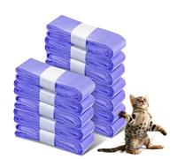 12 recambios para arena para gatos, anillos de recarga compatibles con Litter Genie XL & LitterLocker, LitterLocker II, sin cartucho (morado)