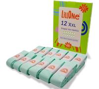12 Recargas XL Extra Capaces 10,5mt - Compatibles con los Sistemas de Contenedor de Pañales Tommee Tippee Twist & Click - Tec, Mayor Grosor, Antiodor y Antibacteriana para la Eliminación de Pañales