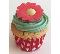 12 Red Poppies- Beautiful Edible Cake Decorations