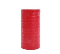 12 Rollos De Cinta Floral, Flores Verde, Rosa Y Negra for Ramos Del Hogar, Arreglos Florales, Envoltura Tallo, Suministros Decoración Artesanal Para Envolver Tallos de Ramo(Red-12rolls)