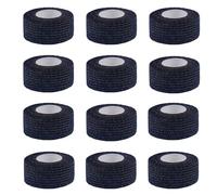 12 Rollos Vendas Autoadhesivas,2.5cm x 4.5m cm Venda Cohesiva,Tape Crossfit,Venda Elastica Adhesiva,Vendaje Esparadrapo dedos,protegiendo tanto los dedos de las manos como los de los pies