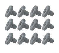 12 ruedas de cesta inferior para lavavajillas, rodillos grises para Bosch para siemens para neff para hotpoint, reemplaza 165314 183955 SRS SRV Series piezas de repuesto (D)
