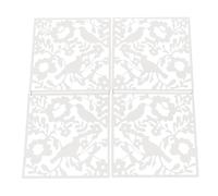 12 separadores Colgantes de ambientes, Color, 40 x 40 cm, para decoración de Interiores, salón, Comedor, Dormitorio, Bar