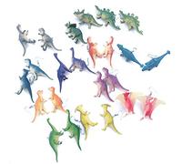 12 Set Colorido Animales Dinosaurios Resina Colgando Pendientes Punk Cool Dinos Pendientes Para Mujeres Niñas Divertido Fiesta Joyería Tocado Bandana Máscara Facial Una Pieza