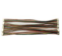 12 sets JST PH 2.0 mm 5 pines hembra y Conector Hembra de doble con soporte de cable 200 mm