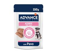 12 sobres x 150 g Advance Atopic Pavo sobre para perros ¡Pack ahorro!